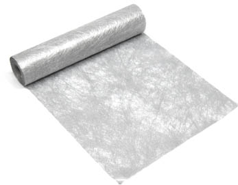 Metallic-Vlies 25cm per Meter silber